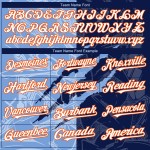 Jersey Light 3D Scratch Blau-Orange Baseball Graffiti Weiß Navy Authentisches individuelles Muster Jersey Light 3D Scratch Blau-Orange Baseball Graffiti Weiß Navy Authentisches individuelles Muster