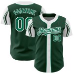 Custom Shapes Baseball Grün-Weiß Farben Authentic 3 Jersey Arm Kelly Green Custom Shapes Baseball Grün-Weiß Farben Authentic 3 Jersey Arm Kelly Green