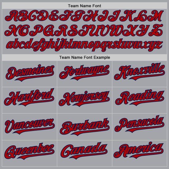 Authentisches Jersey Nadelstreifen Marine Rot Baseball Custom Grau Authentisches Jersey Nadelstreifen Marine Rot Baseball Custom Grau