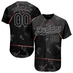 Design Authentische Billard Baseball Grau Jersey 8 Schwarz Snooker Muster Benutzerdefinierte