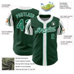 Custom Shapes Baseball Grün-Weiß Farben Authentic 3 Jersey Arm Kelly Green Custom Shapes Baseball Grün-Weiß Farben Authentic 3 Jersey Arm Kelly Green