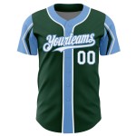 Arm Grün Weiß-Licht Farben Formen Jersey Custom Baseball Blau 3 Authentic Arm Grün Weiß-Licht Farben Formen Jersey Custom Baseball Blau 3 Authentic