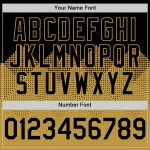 Baseball Schwarz Design Authentische Quadrat Gold Muster Formen 3D Jersey Alten Farbverlauf Custom Baseball Schwarz Design Authentische Quadrat Gold Muster Formen 3D Jersey Alten Farbverlauf Custom