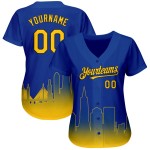 Gelb-Schwarze Ausgabe Authentic 3D Custom Fade City Jersey Fashion San Baseball Royal Francisco Gelb-Schwarze Ausgabe Authentic 3D Custom Fade City Jersey Fashion San Baseball Royal Francisco