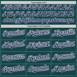 Authentisches, marineblau-rotes, nach Maß gefertigtes Baseball-Trikot in Mitternachtsgrün Authentisches, marineblau-rotes, nach Maß gefertigtes Baseball-Trikot in Mitternachtsgrün