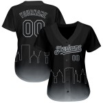 Authentische Baseball Schwarz Fade Edition Oakland 3D Mode Silber Custom Jersey City Authentische Baseball Schwarz Fade Edition Oakland 3D Mode Silber Custom Jersey City