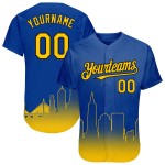 Gelb-Schwarze Ausgabe Authentic 3D Custom Fade City Jersey Fashion San Baseball Royal Francisco Gelb-Schwarze Ausgabe Authentic 3D Custom Fade City Jersey Fashion San Baseball Royal Francisco