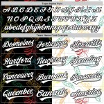Musik Muster Jersey Schwarz Custom Brasilianische Baseball Festival Weiß Karneval Design 3D Authentische Musik Muster Jersey Schwarz Custom Brasilianische Baseball Festival Weiß Karneval Design 3D Authentische