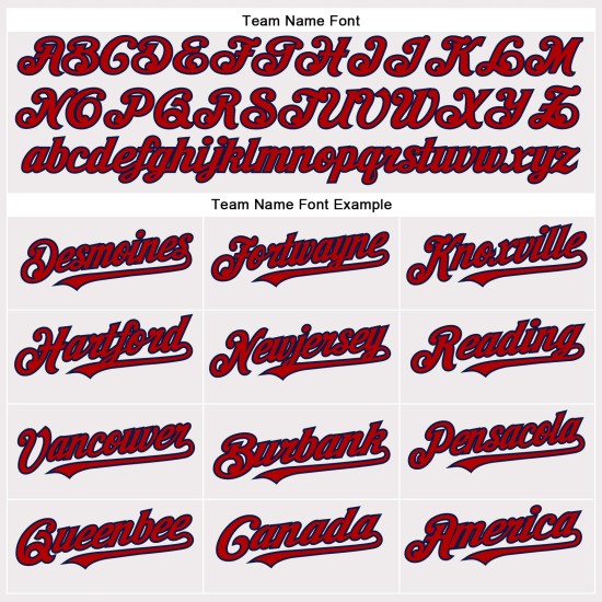 Rot-Marineblaues Authentic Custom Baseball-Trikot in Weiß Rot-Marineblaues Authentic Custom Baseball-Trikot in Weiß