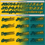 Gelb-Schwarz Authentic Gradient Jersey Teal Fashion Custom Baseball Gelb-Schwarz Authentic Gradient Jersey Teal Fashion Custom Baseball