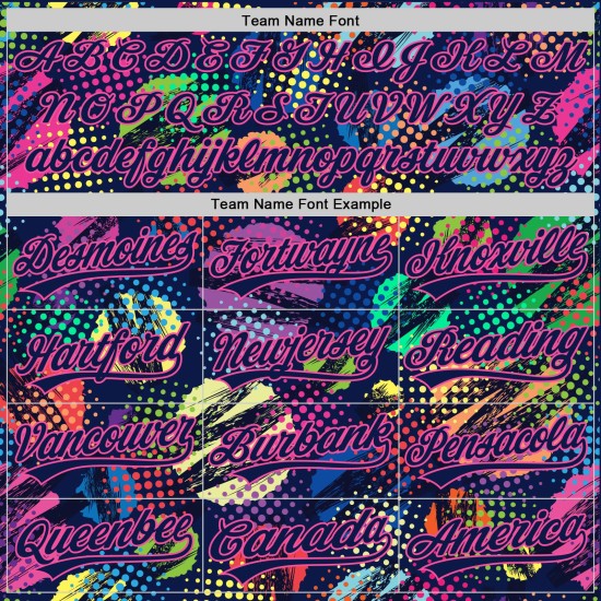 Halbton Custom Navy Zickzack Authentisches Design Jersey 3D Muster Rosa Stil Baseball Abstrakte Kreise Halbton Custom Navy Zickzack Authentisches Design Jersey 3D Muster Rosa Stil Baseball Abstrakte Kreise