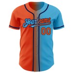 Baseball Authentic Gradient Sky Custom Fashion Jersey Blau Orange-Marineblau Baseball Authentic Gradient Sky Custom Fashion Jersey Blau Orange-Marineblau