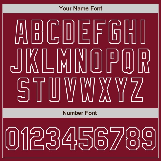 Jersey Authentic Custom Weiß Crimson Raglan Baseball Ärmel Jersey Authentic Custom Weiß Crimson Raglan Baseball Ärmel