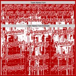 Art Red Splatter 3D Jersey Tropfendes Weiß Authentisches individuelles Muster Baseball-Design Art Red Splatter 3D Jersey Tropfendes Weiß Authentisches individuelles Muster Baseball-Design