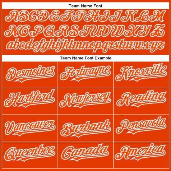Baseball Authentic Jersey Weiß-Grau Custom Orange Baseball Authentic Jersey Weiß-Grau Custom Orange