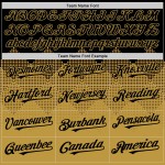 Baseball Schwarz Design Authentische Quadrat Gold Muster Formen 3D Jersey Alten Farbverlauf Custom Baseball Schwarz Design Authentische Quadrat Gold Muster Formen 3D Jersey Alten Farbverlauf Custom