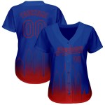 City Jersey Baseball Fade Edition Royal Fashion Custom Philadelphia 3D Rot Authentisch City Jersey Baseball Fade Edition Royal Fashion Custom Philadelphia 3D Rot Authentisch
