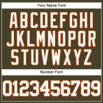 Salute Service Trikot Baseball Authentic Olivgrün bis Custom Weiß-Orange Salute Service Trikot Baseball Authentic Olivgrün bis Custom Weiß-Orange