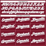 Authentic Baseball Crimson Custom Jersey Weiß-Grau Authentic Baseball Crimson Custom Jersey Weiß-Grau