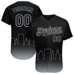 Authentische Baseball Schwarz Fade Edition Oakland 3D Mode Silber Custom Jersey City Authentische Baseball Schwarz Fade Edition Oakland 3D Mode Silber Custom Jersey City