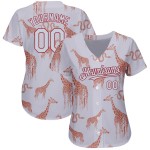 Jersey Authentic Silber-Kardinalgrau und Muster Schlange Giraffe Baseball 3D Custom Design Jersey Authentic Silber-Kardinalgrau und Muster Schlange Giraffe Baseball 3D Custom Design