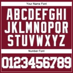 Authentic Baseball Crimson Custom Jersey Weiß-Grau Authentic Baseball Crimson Custom Jersey Weiß-Grau