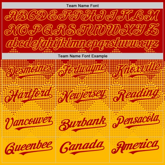 3D Custom Formen Muster Rot Farbverlauf Authentische Gold Quadrat Jersey Design Baseball 3D Custom Formen Muster Rot Farbverlauf Authentische Gold Quadrat Jersey Design Baseball