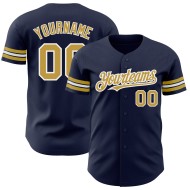 Authentisches Baseball-Trikot in Gold-Weiß, individuell gestaltet von Old Navy Authentisches Baseball-Trikot in Gold-Weiß, individuell gestaltet von Old Navy