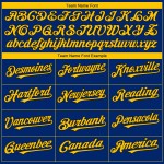 Gelb-Schwarze Ausgabe Authentic 3D Custom Fade City Jersey Fashion San Baseball Royal Francisco Gelb-Schwarze Ausgabe Authentic 3D Custom Fade City Jersey Fashion San Baseball Royal Francisco